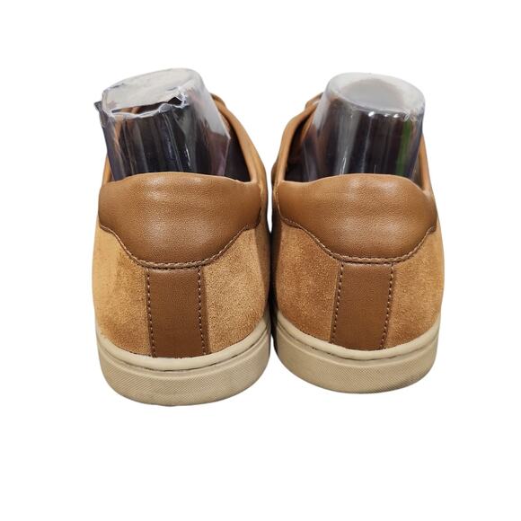 VIONIC JEROME MENS 11.5 CASUAL SNEAKERS TAN LEATHER SUEDE Y2K BOWLING 2000s - Picture 4 of 11